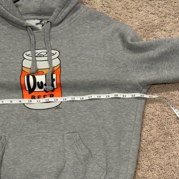 The Simpsons Universal‎ Studios Duff Beer Hoodie Opener Koozie Size Medium - Picture 7 of 12